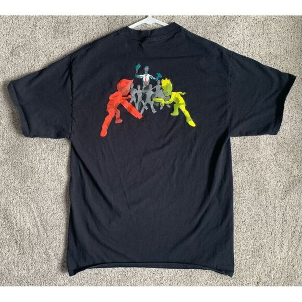 Trolli Evil Twins Gummies Black T-shirt Large Unisex